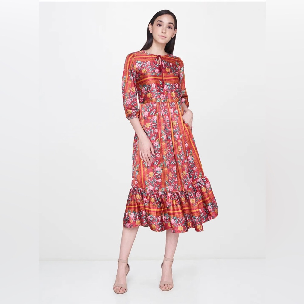 Printed beautiful dress(Size-12/US-8)